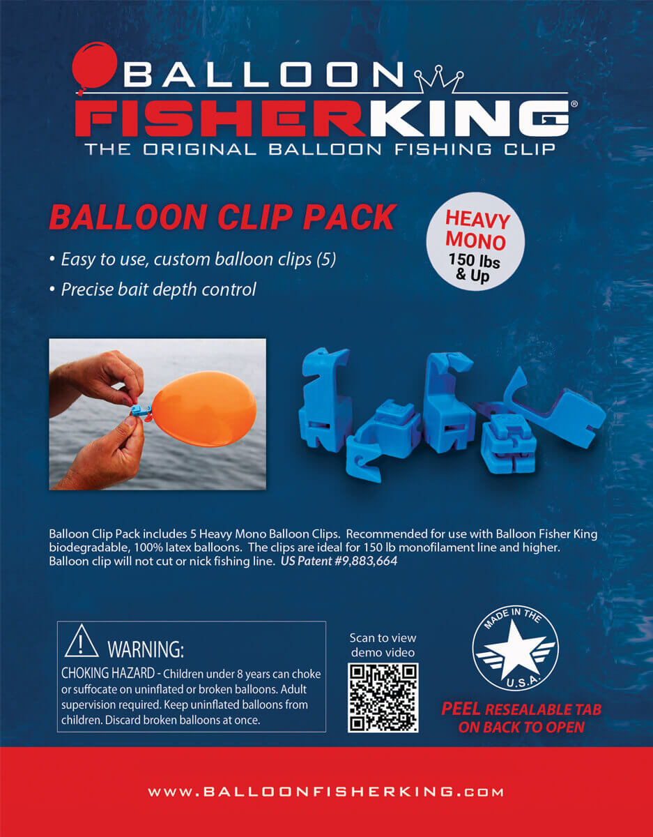 Ballon Clip Pack – Heavy Mono, Balloon Clip Packs